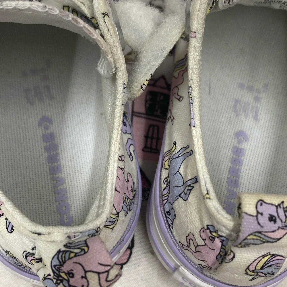 Little Kids Girls Converse Chuck Taylor All Star Easy On Unicorns Shoes Size 5 C